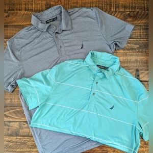 Nautica Performance Polo Shirt Bundle Mens Size XL